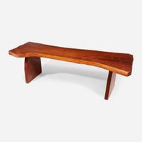 New Hope School Small Coffee Table or Bench, circa 1970s