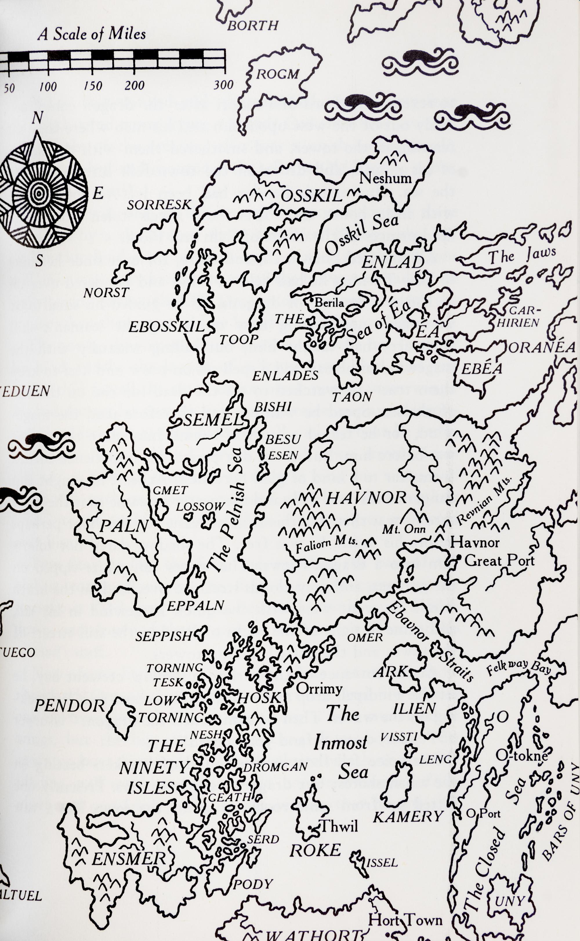 LE GUIN, URSULA K. A Wizard of Earthsea. Berkeley, CA, 1968. Library edition. With ALS from L. W. Currey.