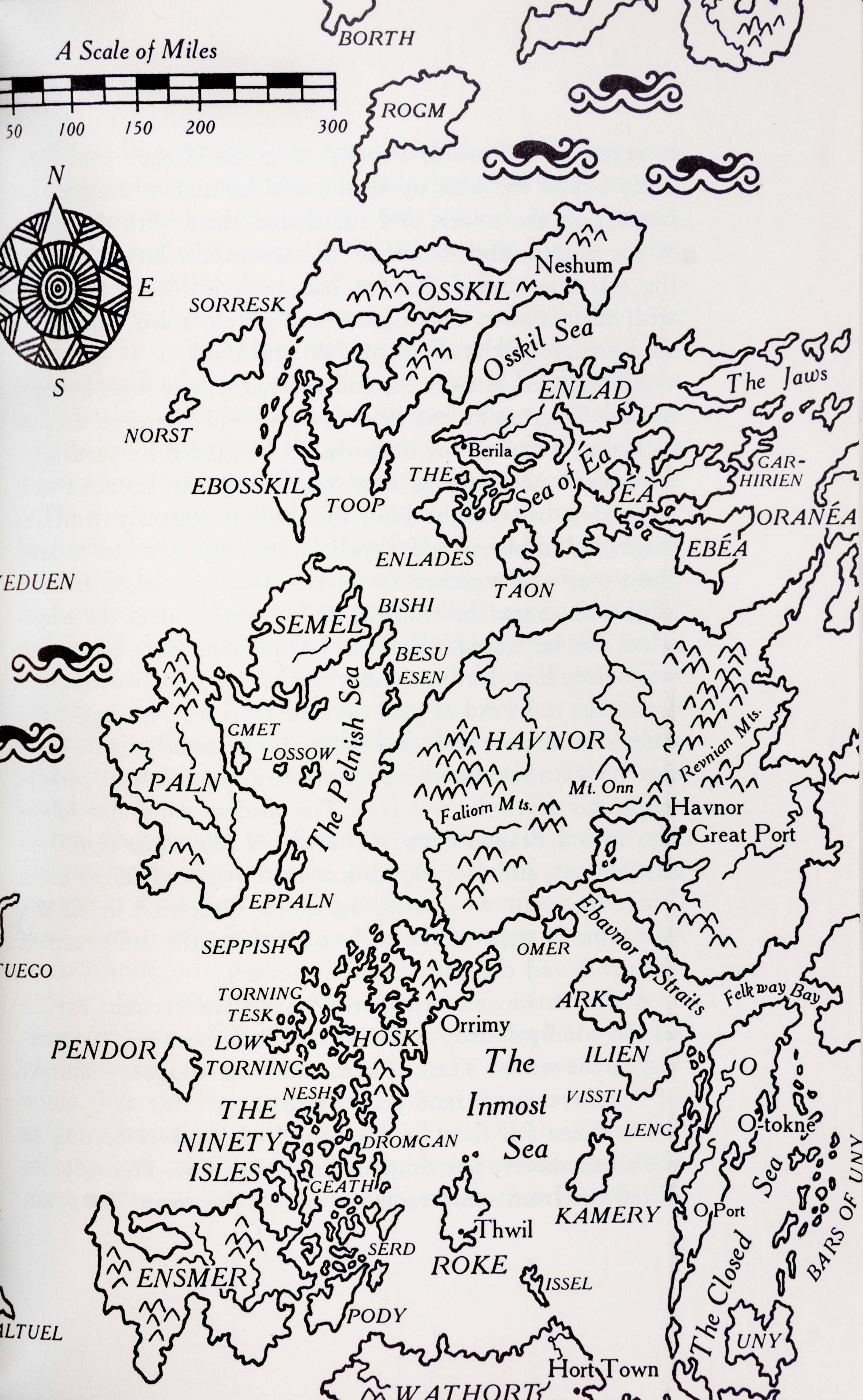 LE GUIN, URSULA K. A Wizard of Earthsea. Berkeley, CA, 1968. Library edition. With ALS from L. W. Currey.