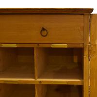 A Painted Two Door Wood Cabinet 57" W x 18.5" D x 44.5" H — United States, Circa 1890