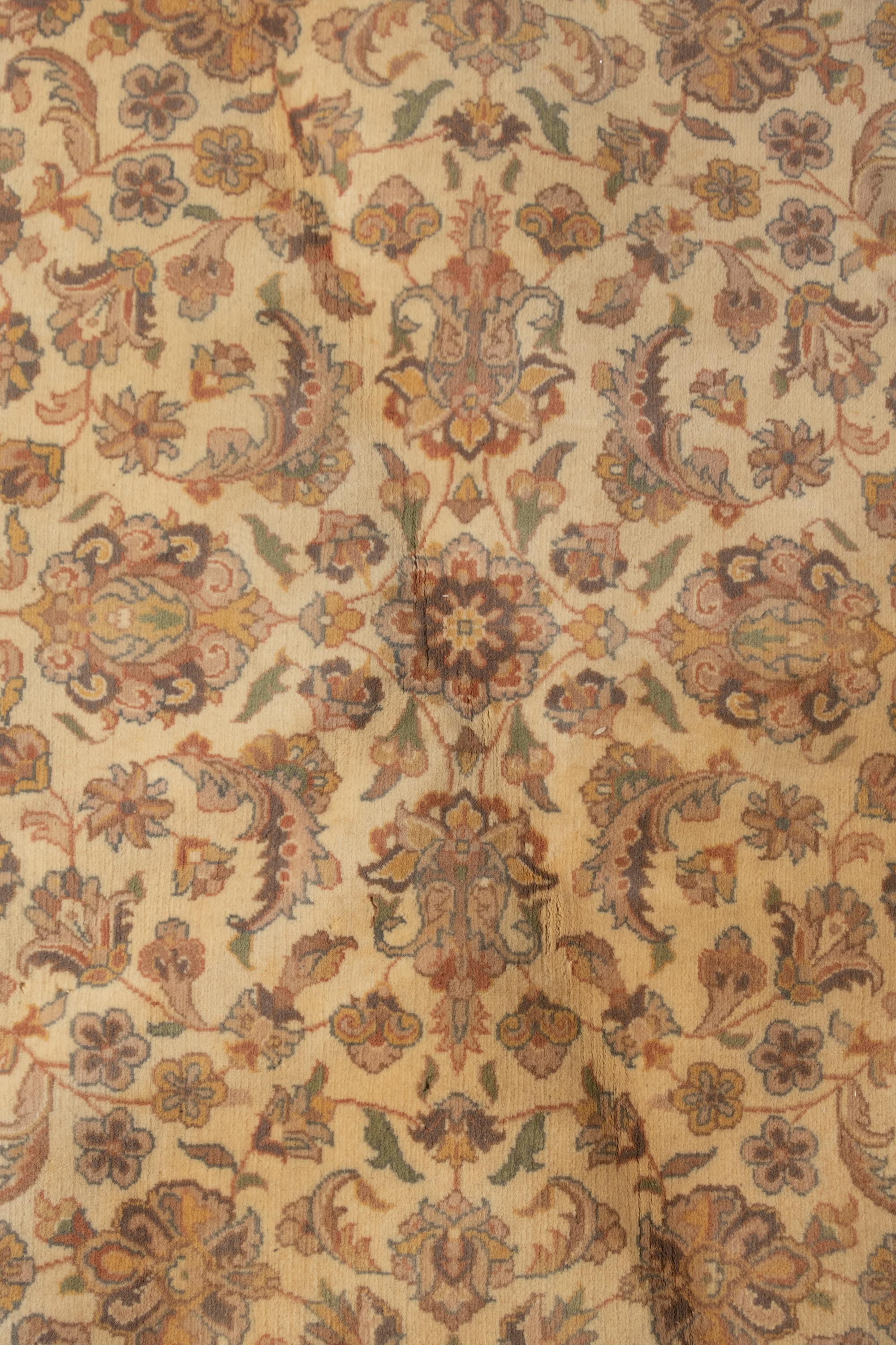 A Tabriz Circular Wool Rug