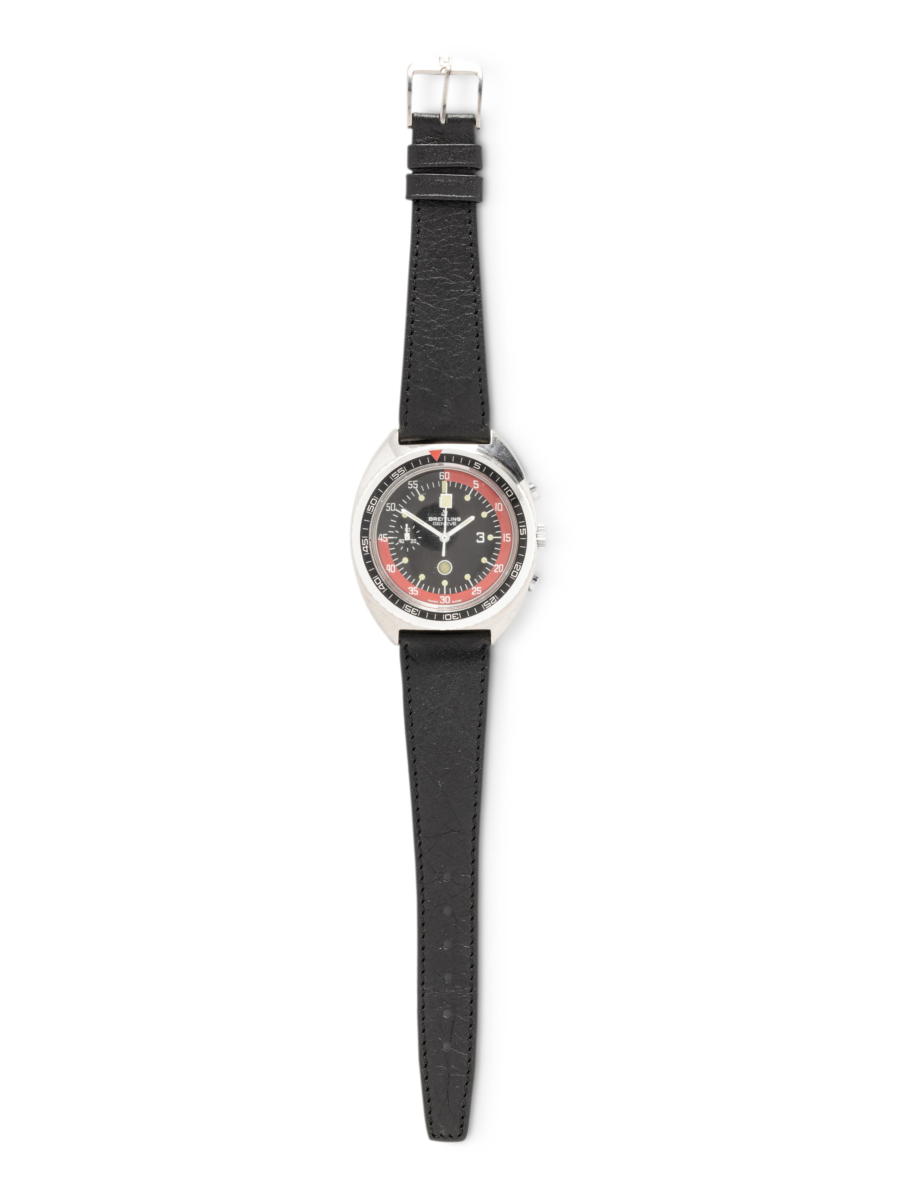 BREITLING, REF. 2734 STAINLESS STEEL 'SLOW MOTION' CHRONOGRAPH WATCH