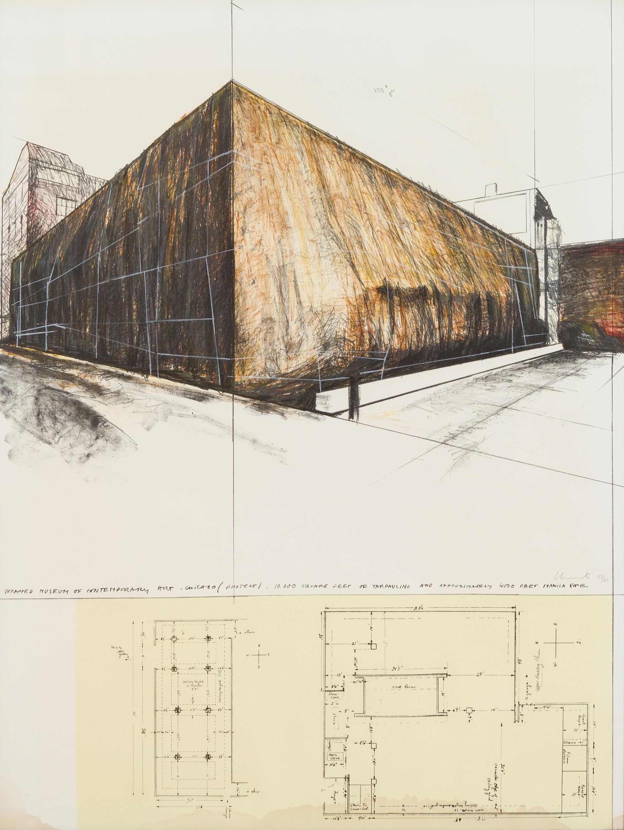 Wrapped Museum of Contemporary Art, Chicago (Project), 1972