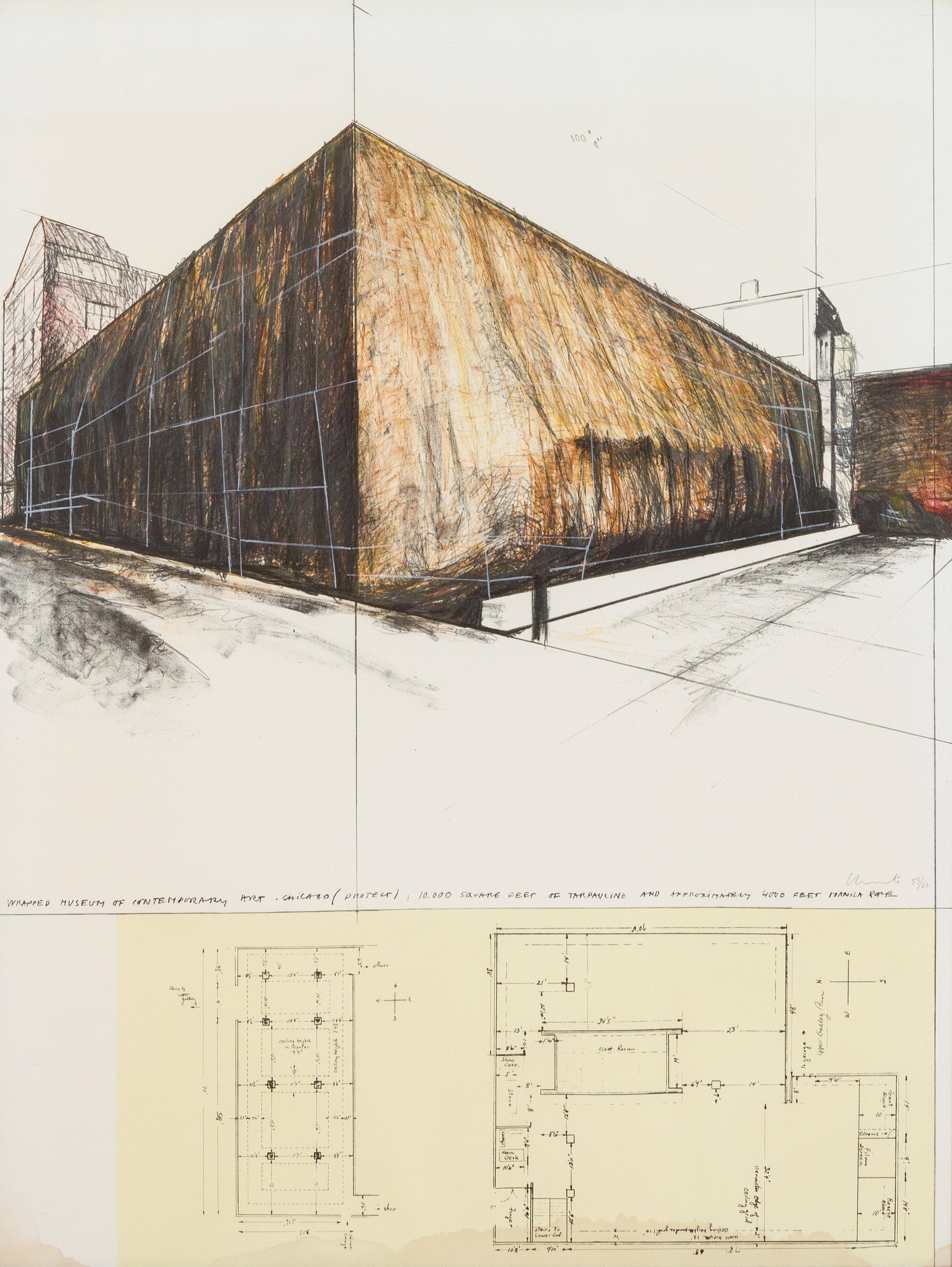 Wrapped Museum of Contemporary Art, Chicago (Project), 1972