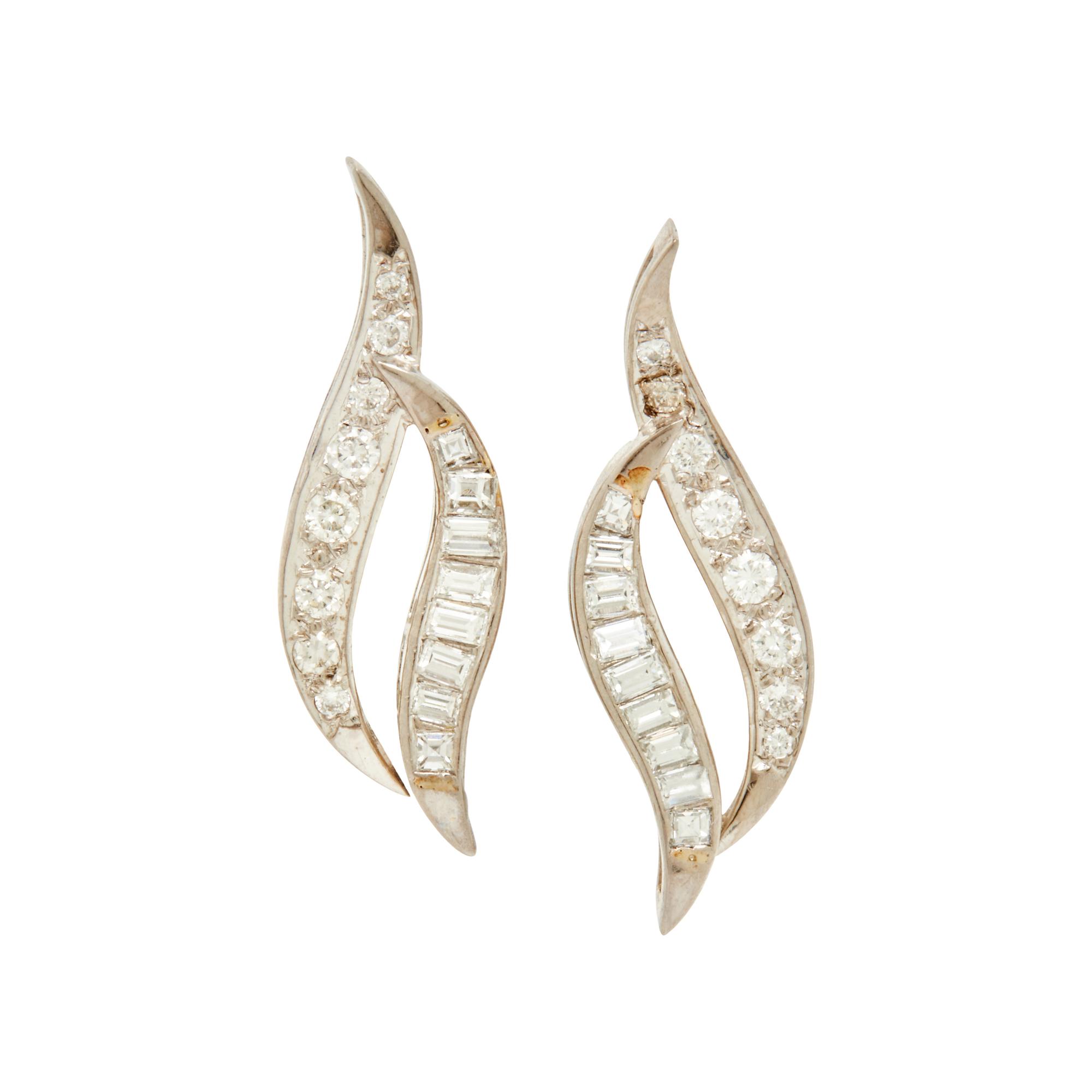 COLLECTION OF WHITE GOLD, DIAMOND, AND OPAL JEWELRY