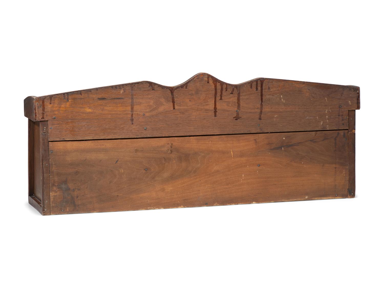 A Late Classical Parcel Gilt Desk Cupboard