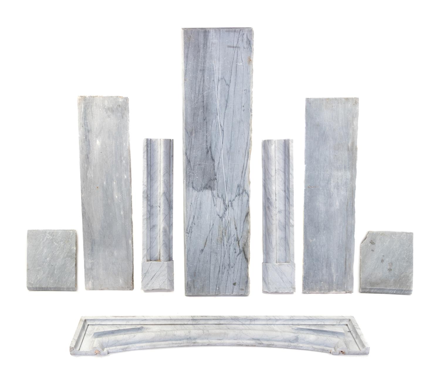 A Marble Fireplace Mantel