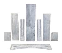 A Marble Fireplace Mantel