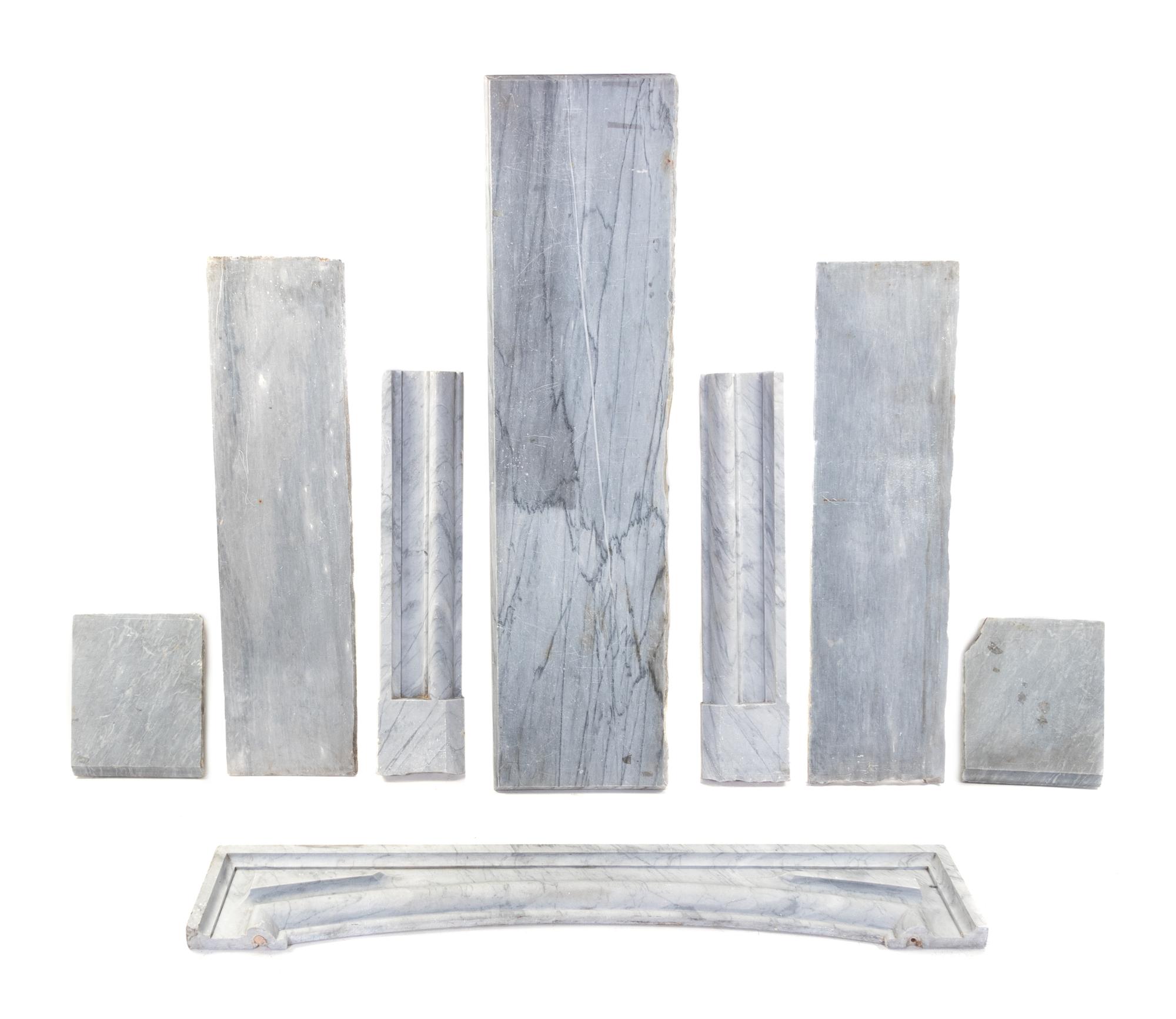 A Marble Fireplace Mantel