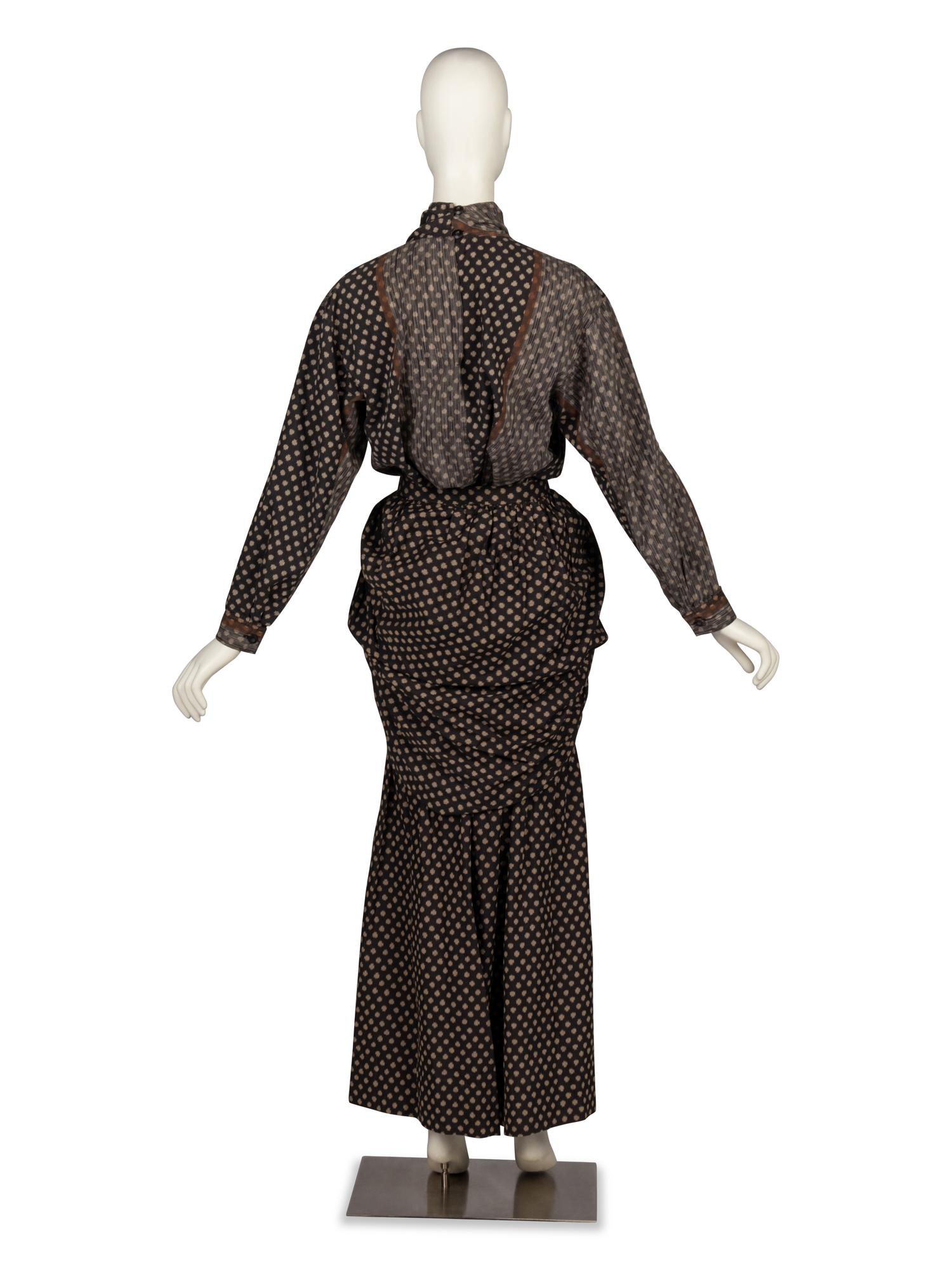 Issey Miyake, Ikat Bustle Pants Ensemble, F/W 1986
