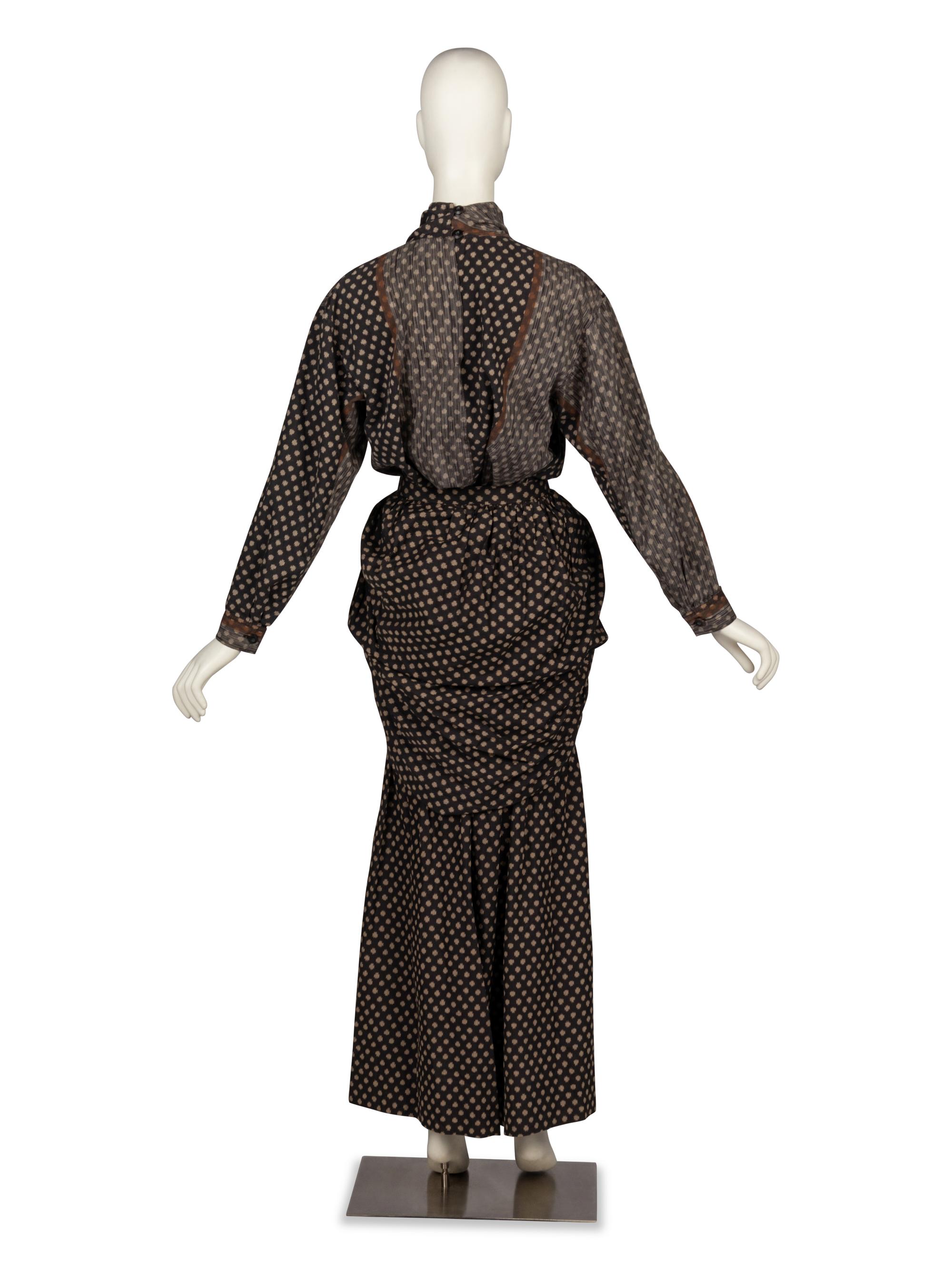Issey Miyake, Ikat Bustle Pants Ensemble, F/W 1986