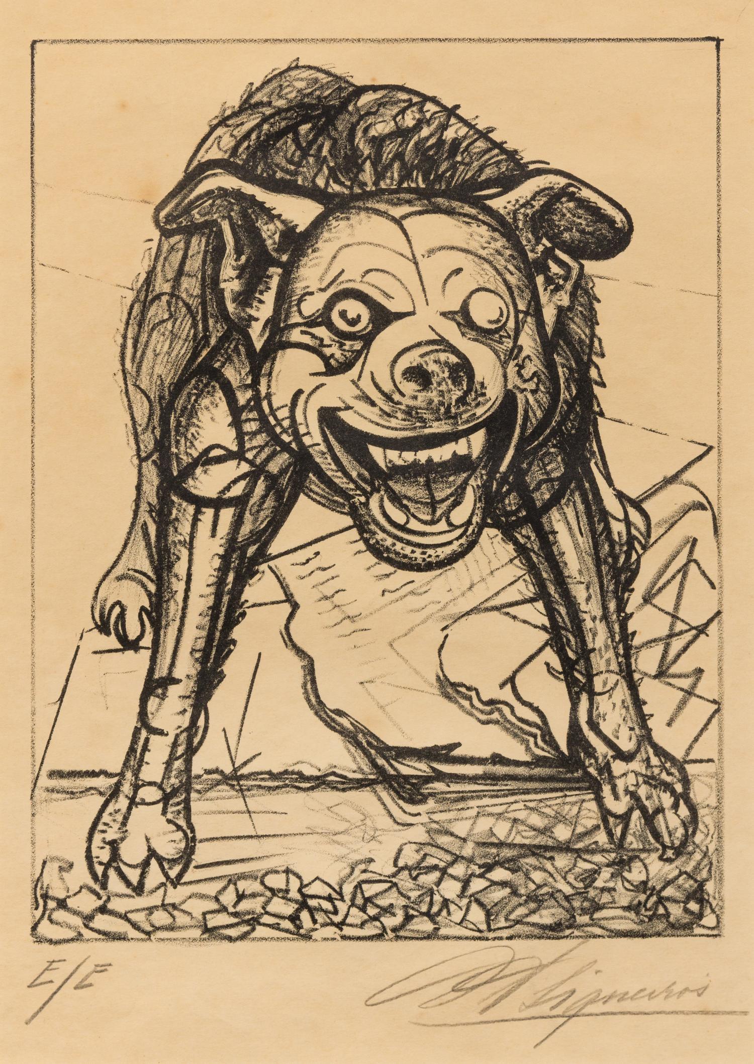 David Alfaro Siqueiros, (Mexican, 1896–1974), El guardian de la paz, 1945