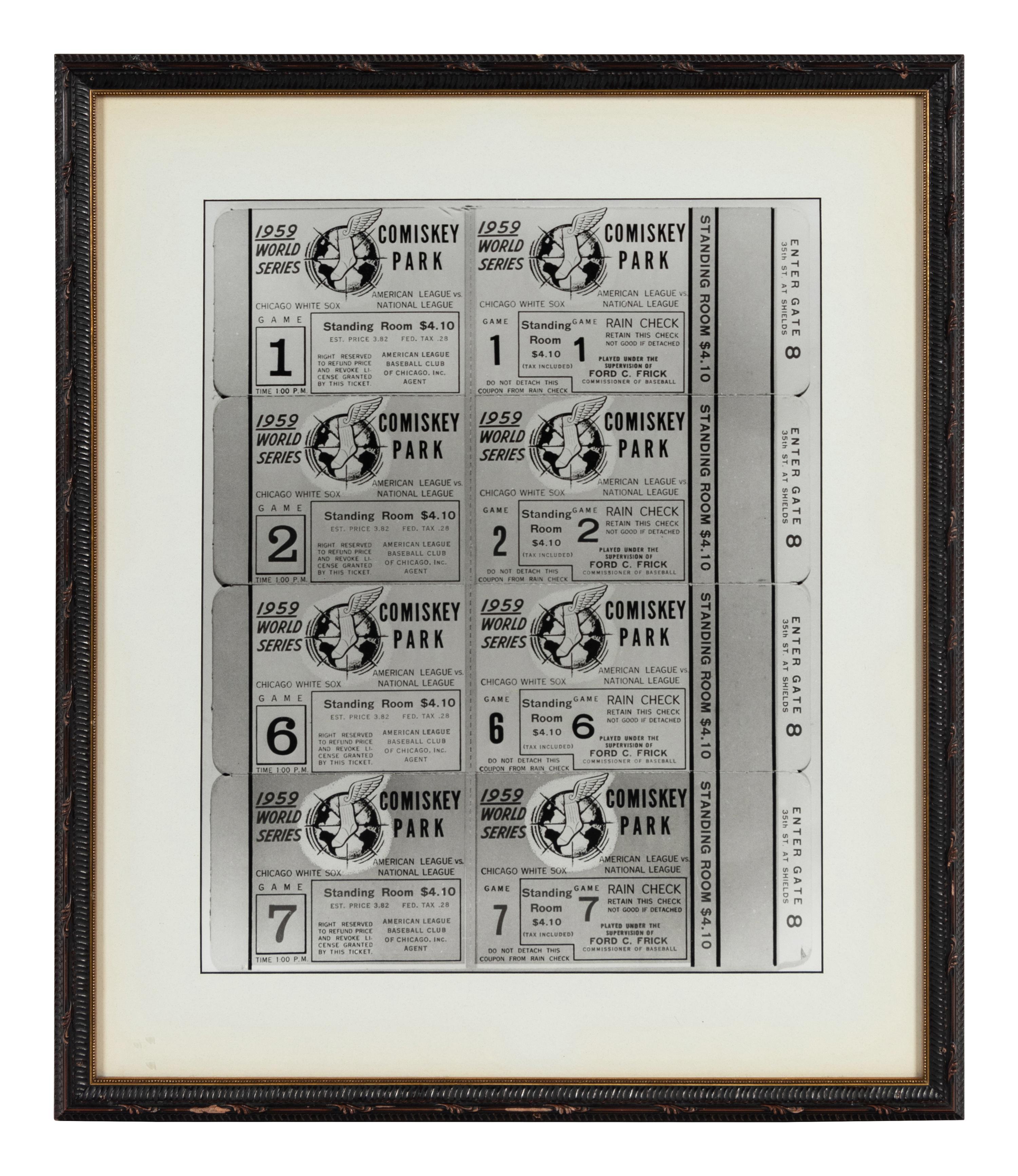 A Group of Three Chicago White Sox Presentation Pieces Formerly Displayed at Mike Ditka’s Restaurant