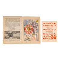 [WILD WEST SHOWS]. A group of 3 Buffalo Bill and Wild West booklets, incl. programmes for 1909 and 1910.