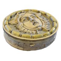 A Terra Cotta Rondel 20" W x 20" D x 6.5" H — United States, 20th Century