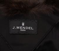 J. Mendel Sheared Mink and Sable Fur Coat