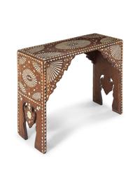 A Syrian Mother-of-Pearl Inlaid Table