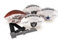 A Large Collection of Assorted Football Hall of Fame and Notable Signed Autograph Items
