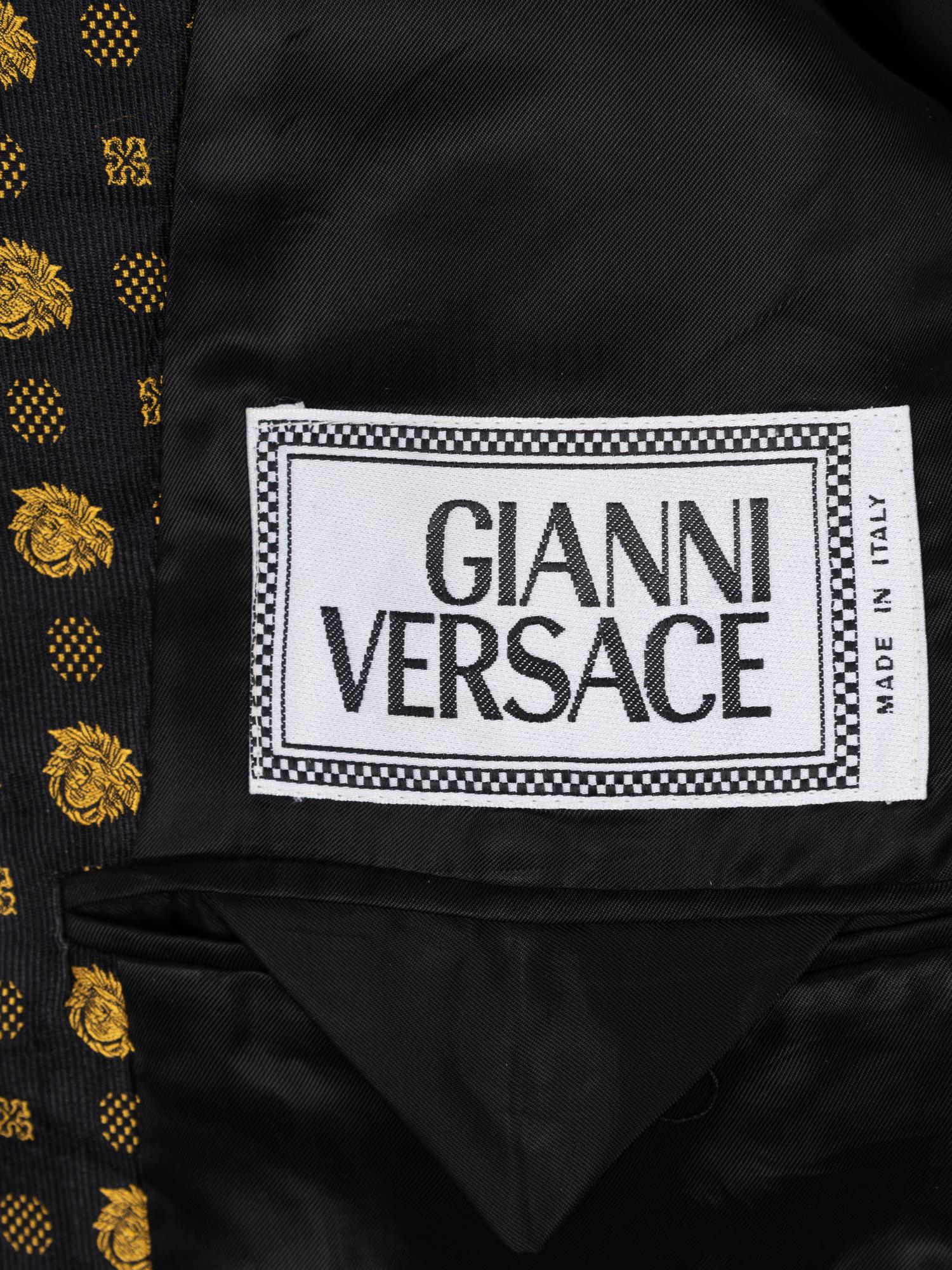 Gianni Versace Men's Jacket, 1980-90s