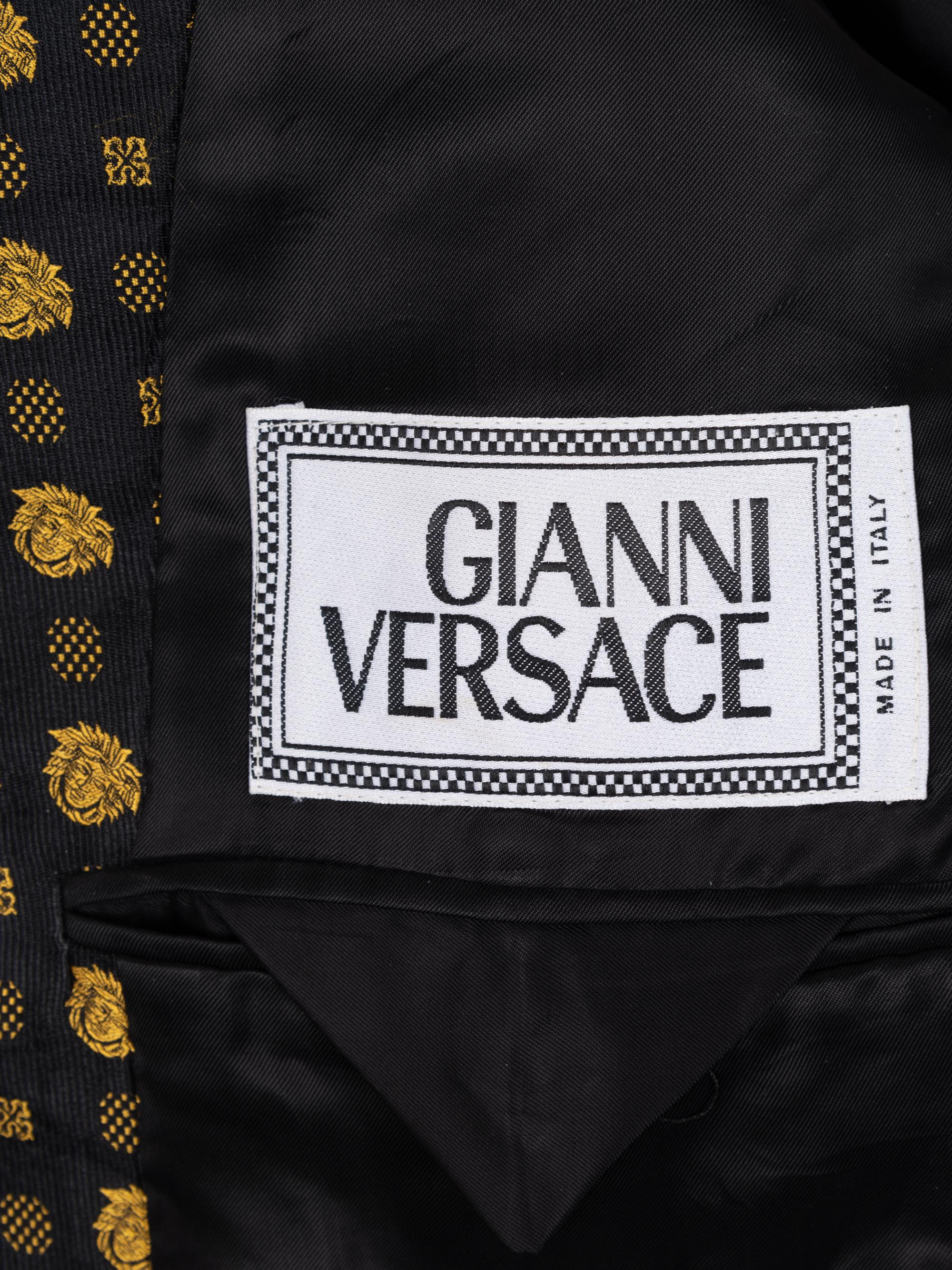 Gianni Versace Men's Jacket, 1980-90s