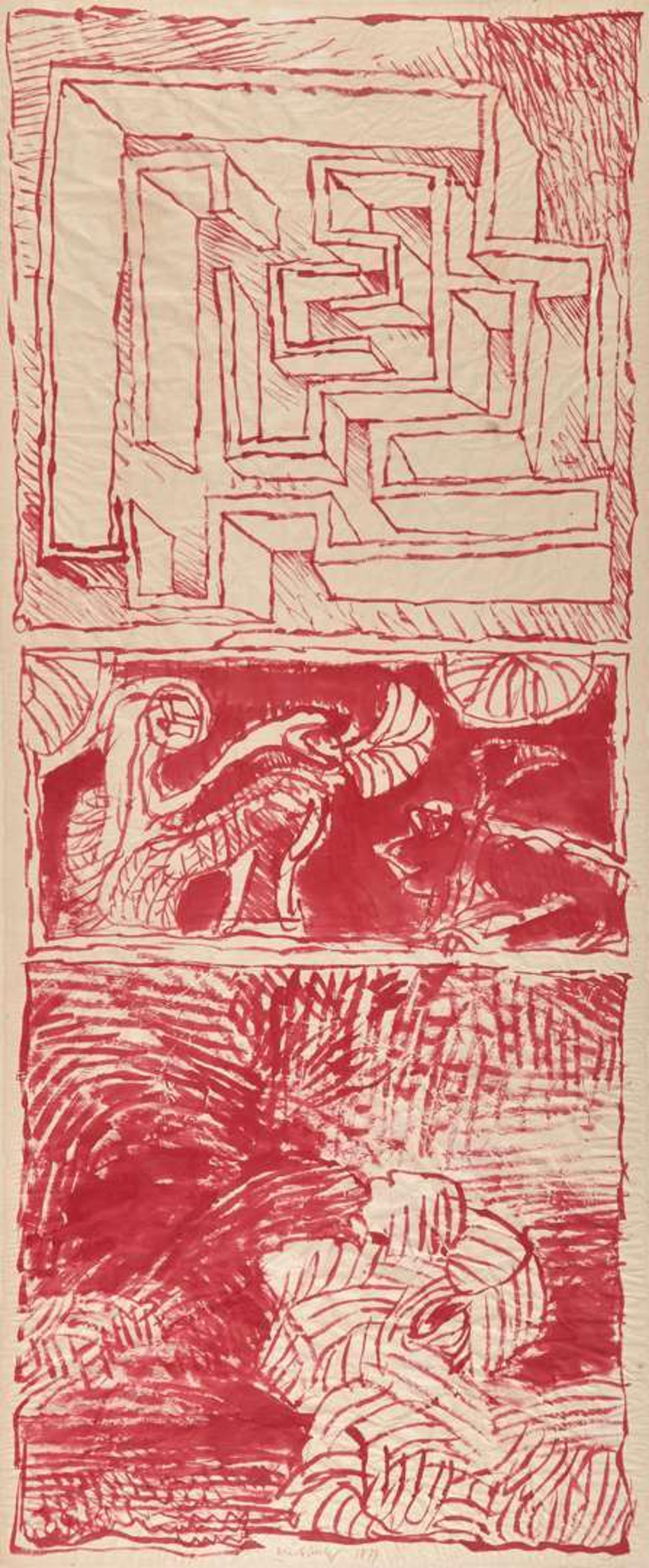 Pierre Alechinsky (Belgian, b. 1927) - Untitled