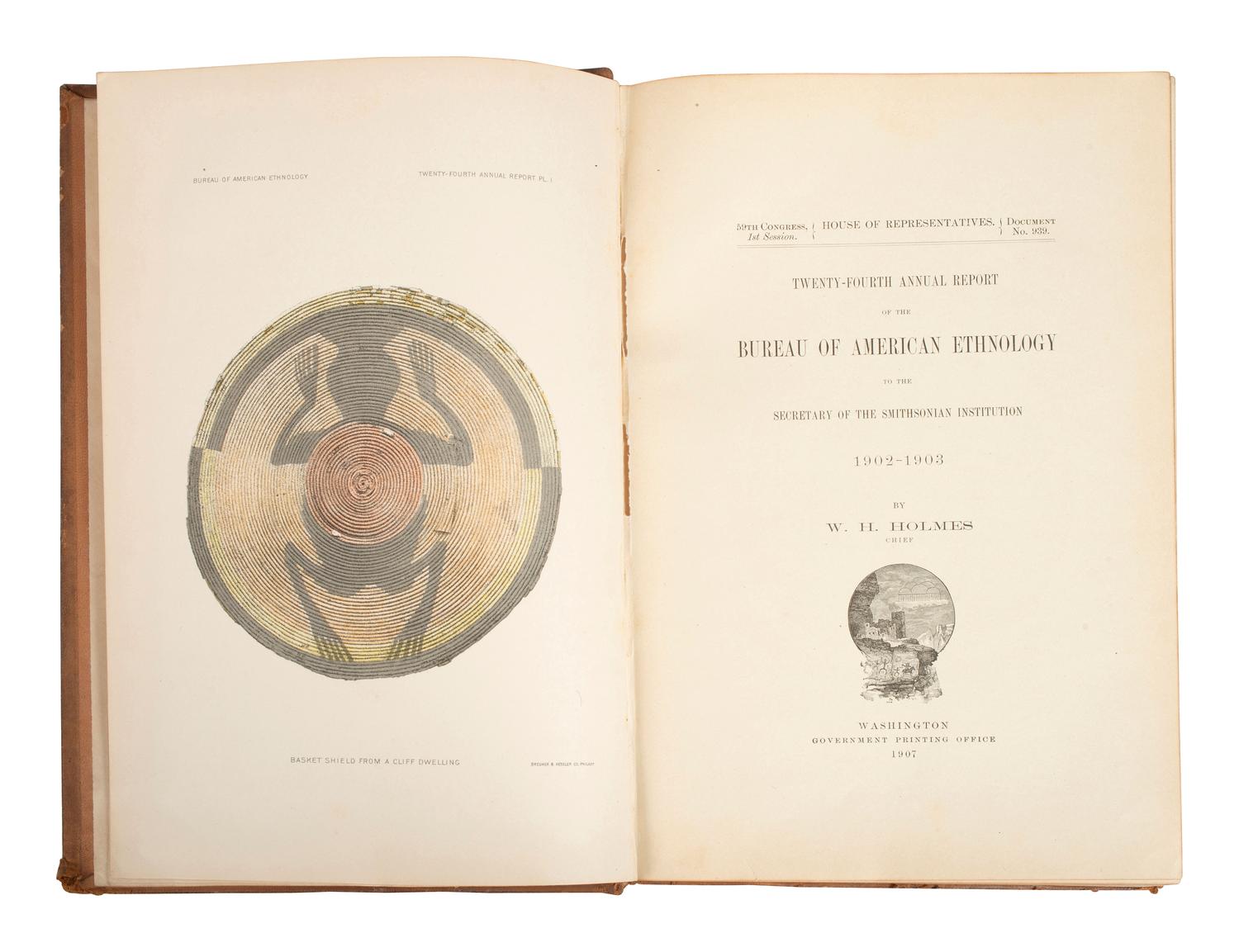 [NATIVE AMERICANS - ETHNOLOGY]. A group of 4 works related to ethnographic studies: