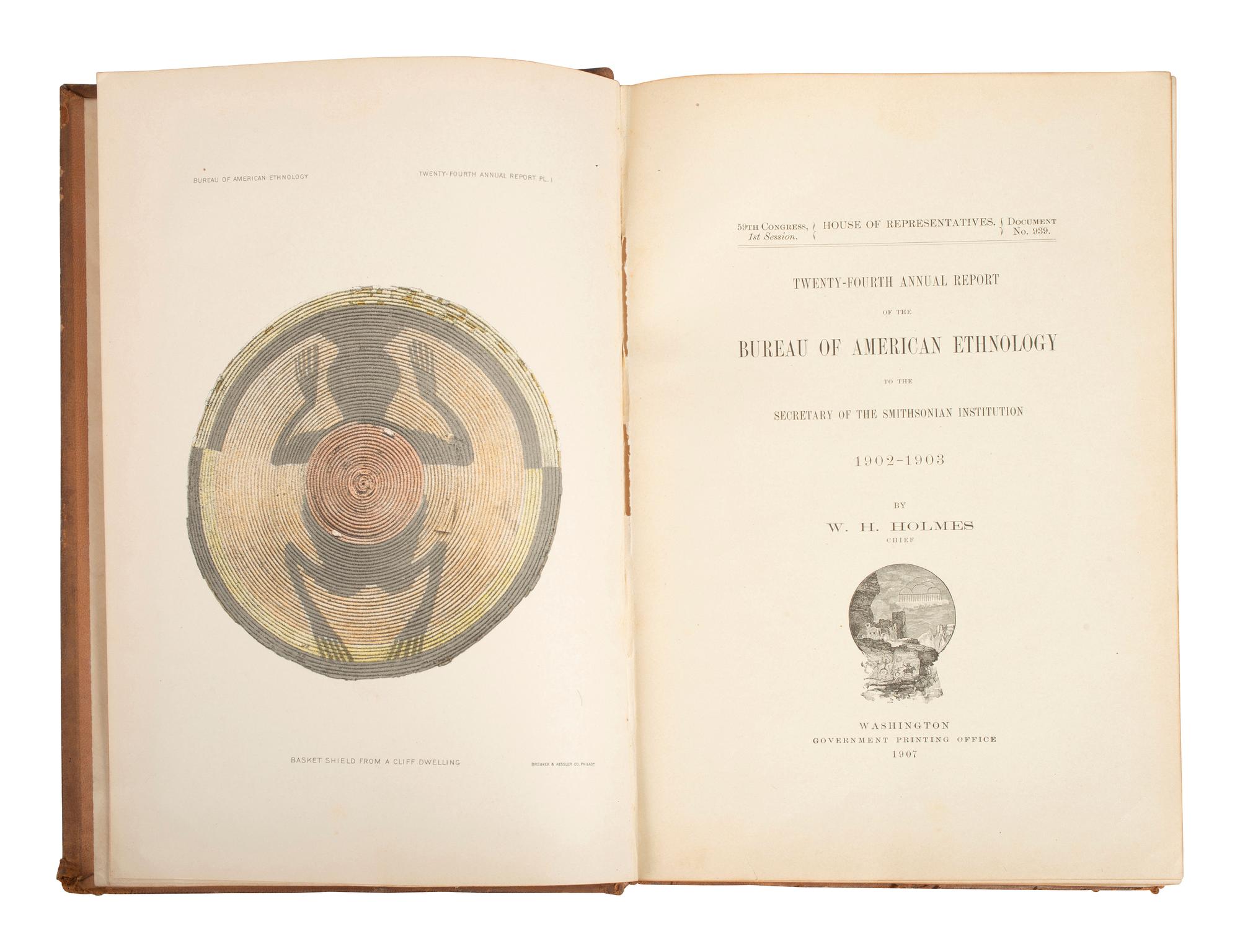 [NATIVE AMERICANS - ETHNOLOGY]. A group of 4 works related to ethnographic studies: