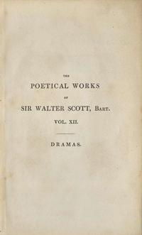 [Fore-edge Painting] Scott, Walter: The Poetical Works of Sir Walter Scott