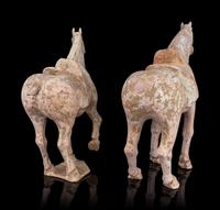 Two Chinese Pottery Horses