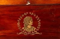 A Directoire Mahogany Marble-Top Secrétaire à Abattant