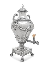 A George III Silver Hot Water Urn