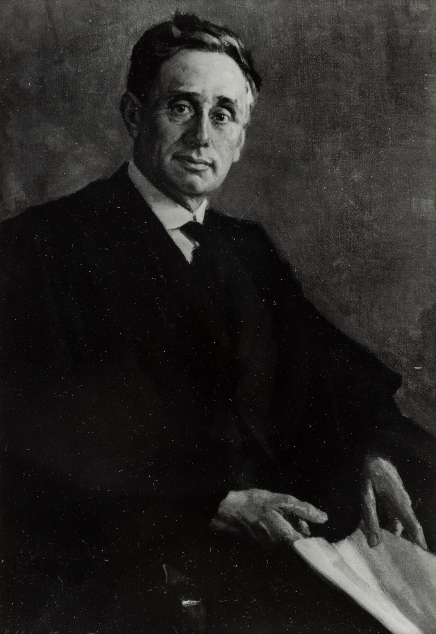 BRANDEIS, Louis Dembitz (1856-1941). Typed letter twice signed ("Louis D. Brandeis," "Brandeis, Dunbar & Nutter") to Charles H. Tyler. Boston, MA, 23 July 1901. 1 page, 4to, on Brandeis, Dunbar & Nutter letterhead, offsetting, toning, framed with a photographic print of Brandeis, not examined out of frame.