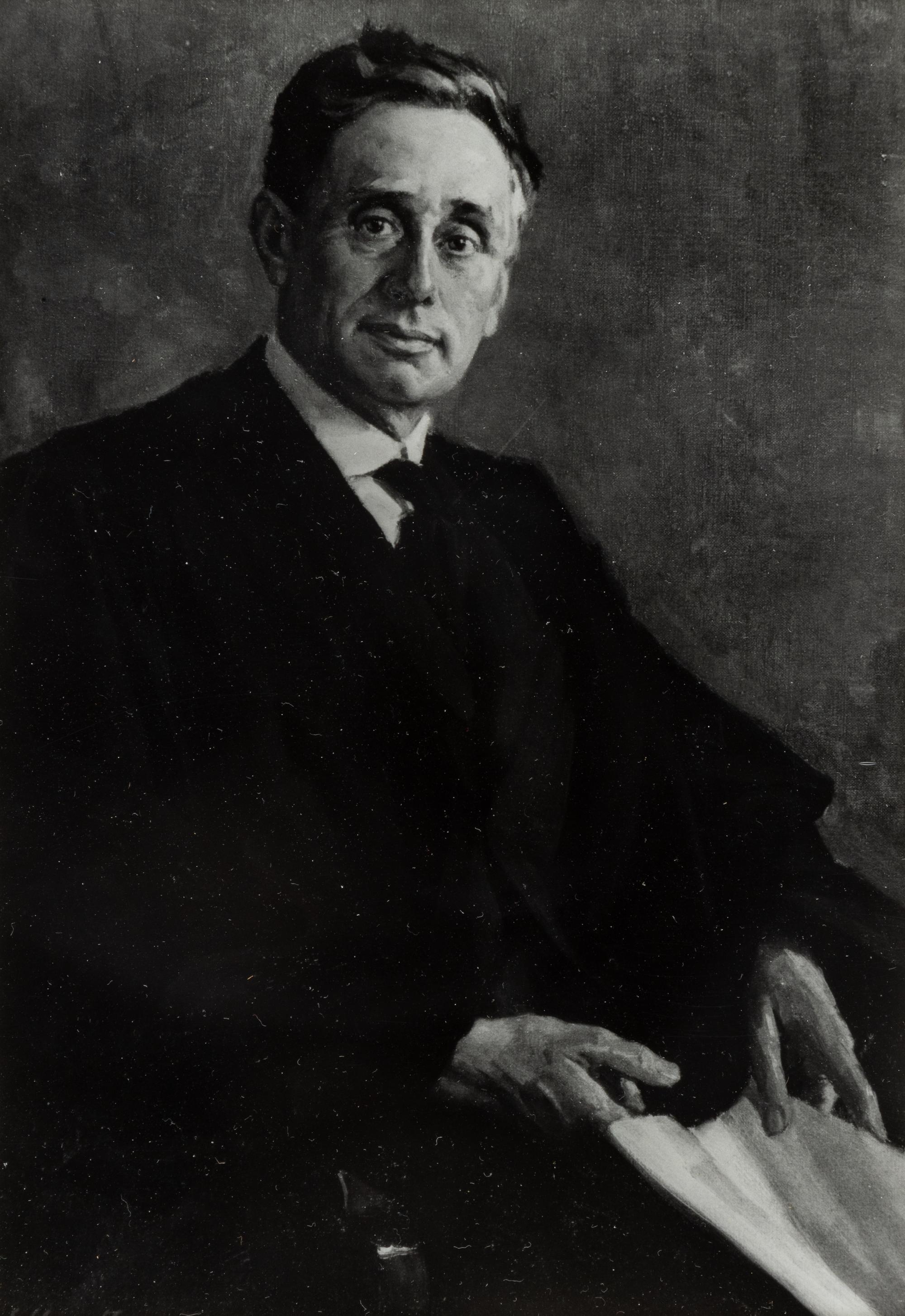 BRANDEIS, Louis Dembitz (1856-1941). Typed letter twice signed ("Louis D. Brandeis," "Brandeis, Dunbar & Nutter") to Charles H. Tyler. Boston, MA, 23 July 1901. 1 page, 4to, on Brandeis, Dunbar & Nutter letterhead, offsetting, toning, framed with a photographic print of Brandeis, not examined out of frame.