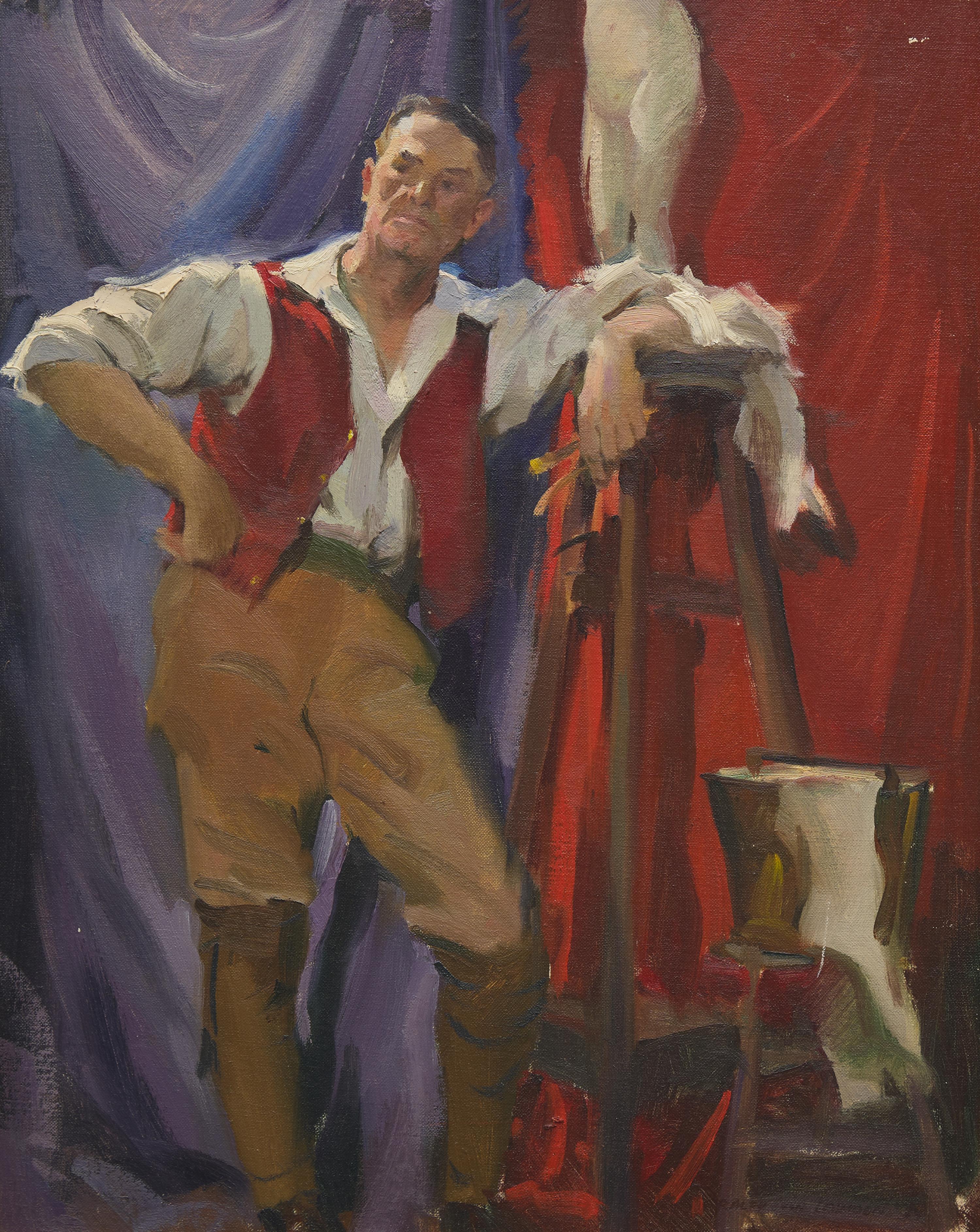 Ralph Von Lehmden (American, 1904–1970) — Portrait of a Painter , 1939