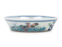 A Small Chinese Doucai Porcelain Dish