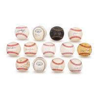 A Collection of Chicago Cubs Signed Autograph Baseballs Including Sammy Sosa