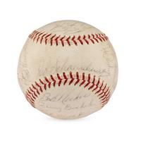 A 1965 St. Louis Cardinals Team Signed Autograph Baseball (Beckett Authentication Services)