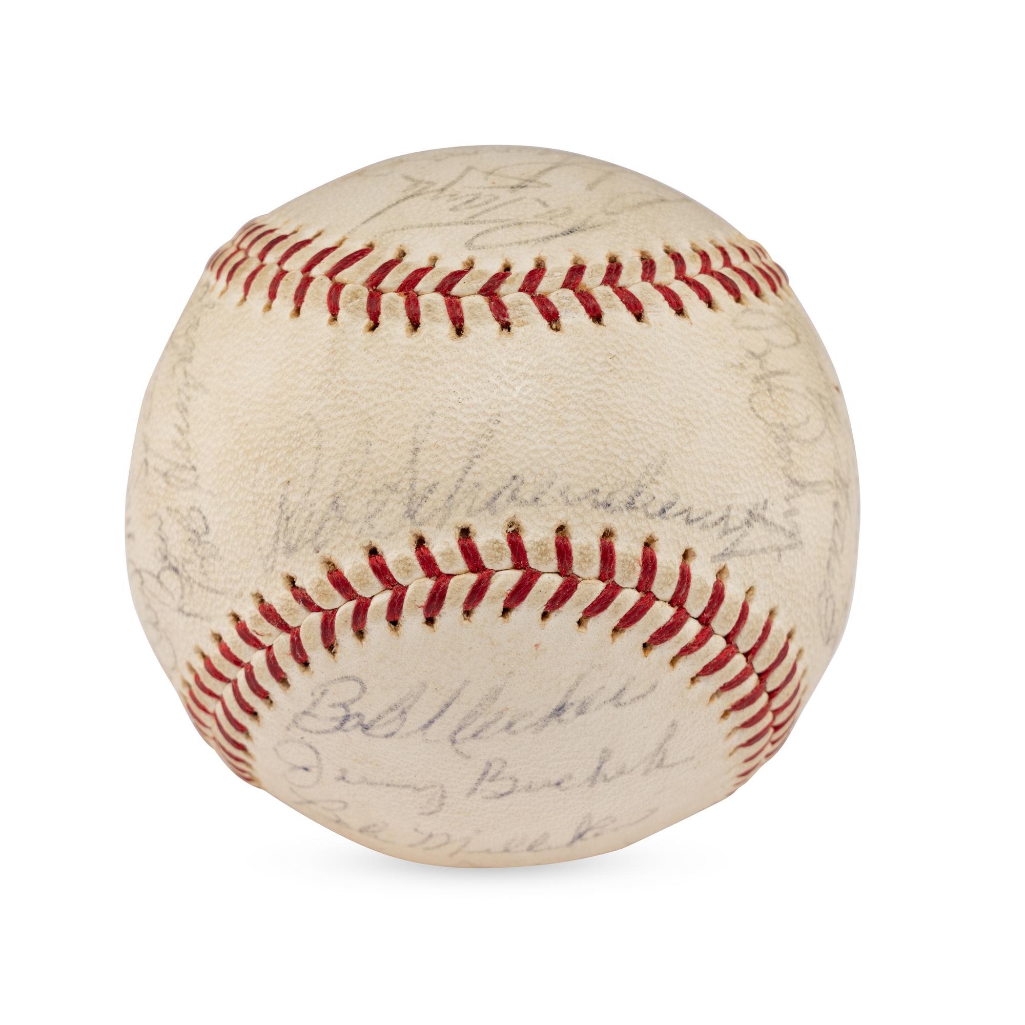 A 1965 St. Louis Cardinals Team Signed Autograph Baseball (Beckett Authentication Services)