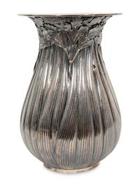 An Italian Silver Vase by Fratelli Cacchione, Milan