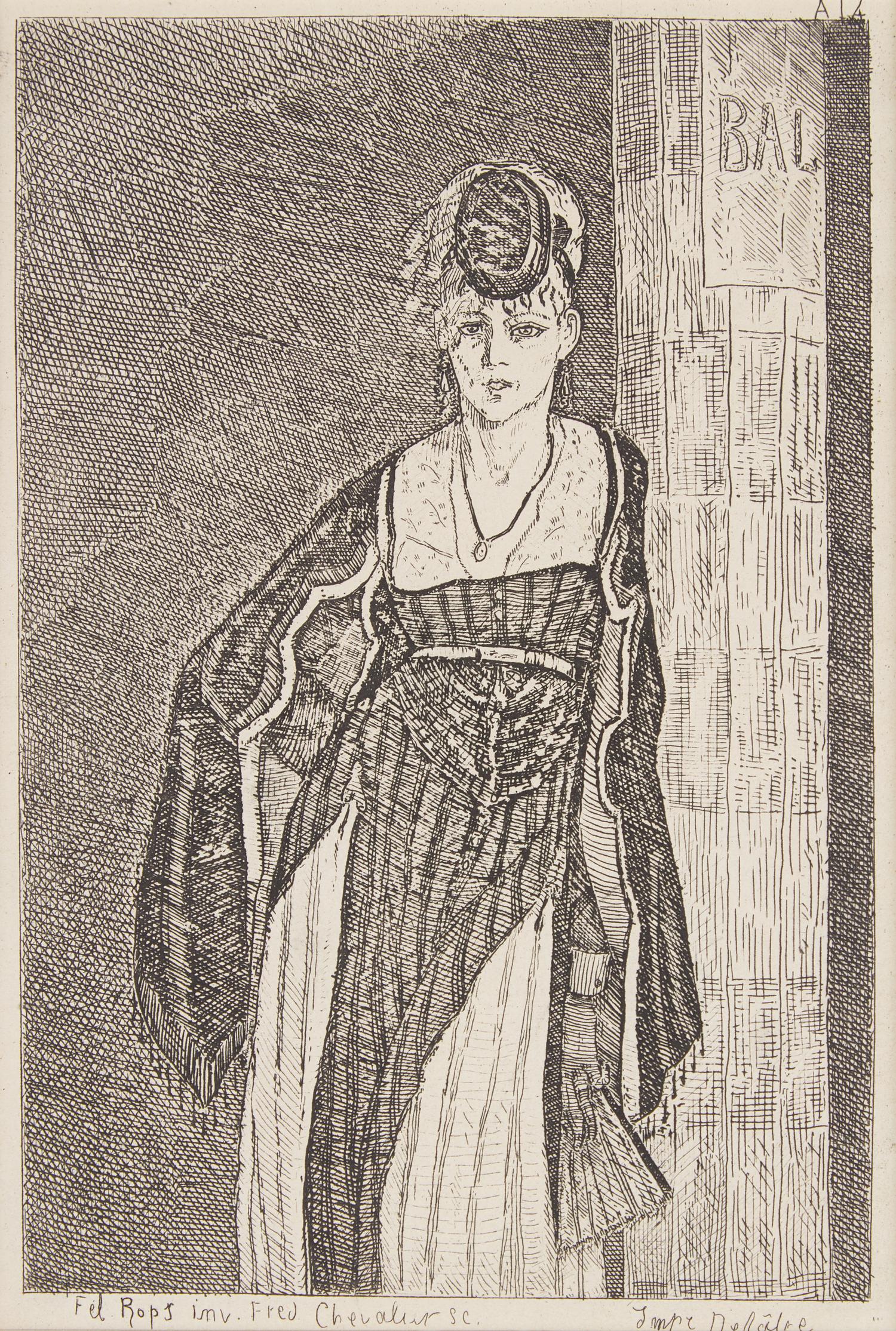 [Erotica] Rops, Felicien. Collection of 84 Prints