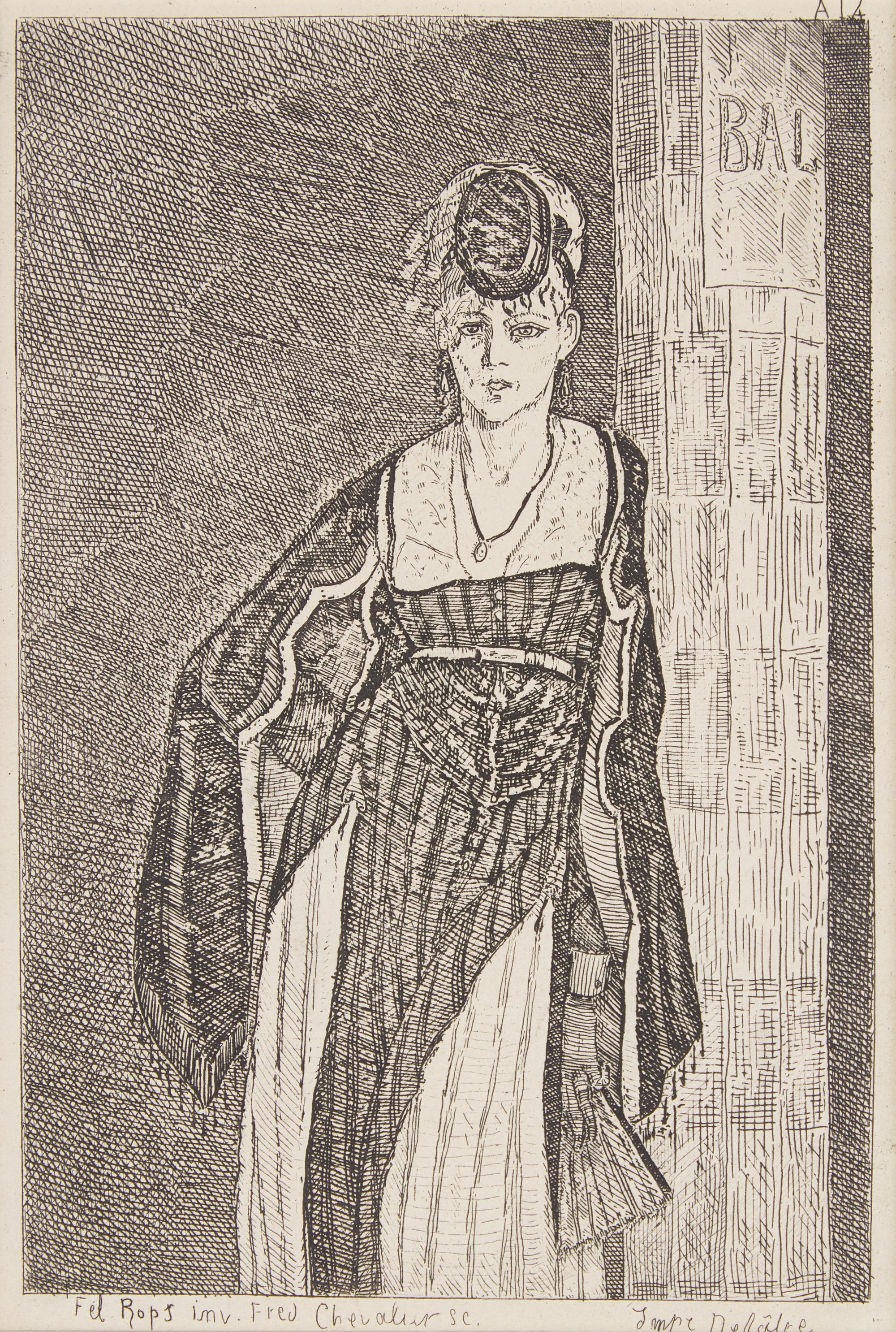 [Erotica] Rops, Felicien. Collection of 84 Prints
