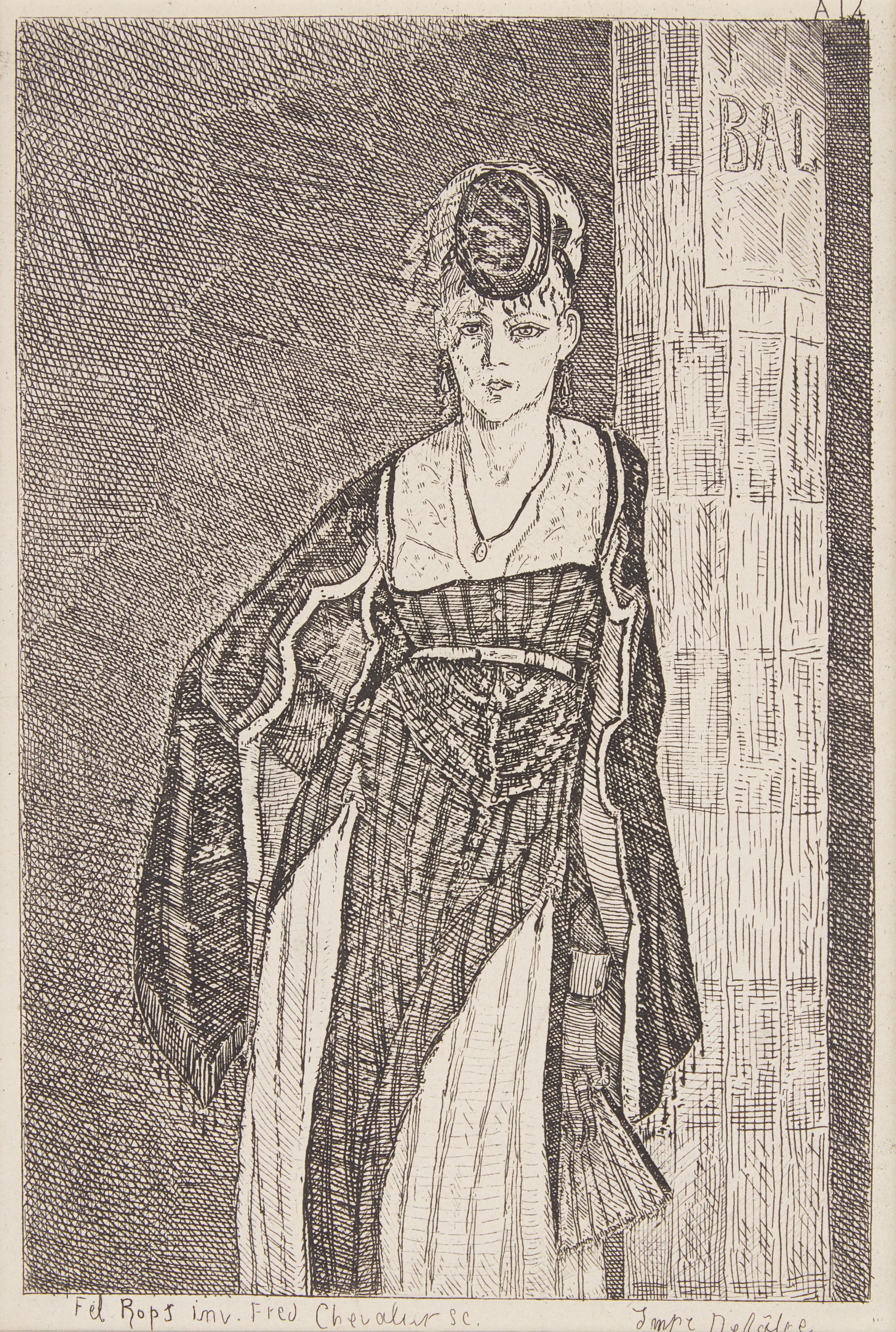 [Erotica] Rops, Felicien. Collection of 84 Prints