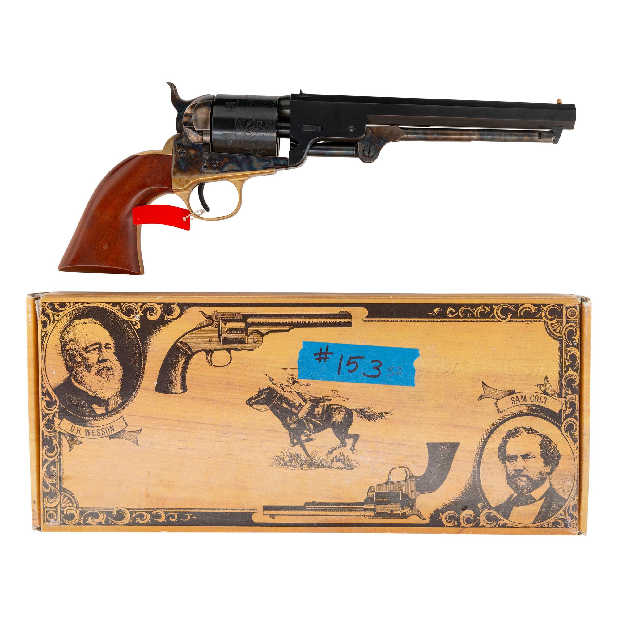 *Cimarron Imported Uberti Colt Model 1851 Richards Navy Cartridge Alteration Revolver in Factory Box