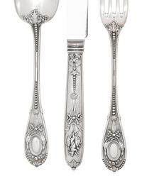 A French Silver Flatware Service