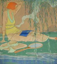 Frederick J. Garner, (American, 1883-1962), The Tennis Player, 1919