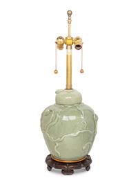 A Celadon Glazed Porcelain Jar
