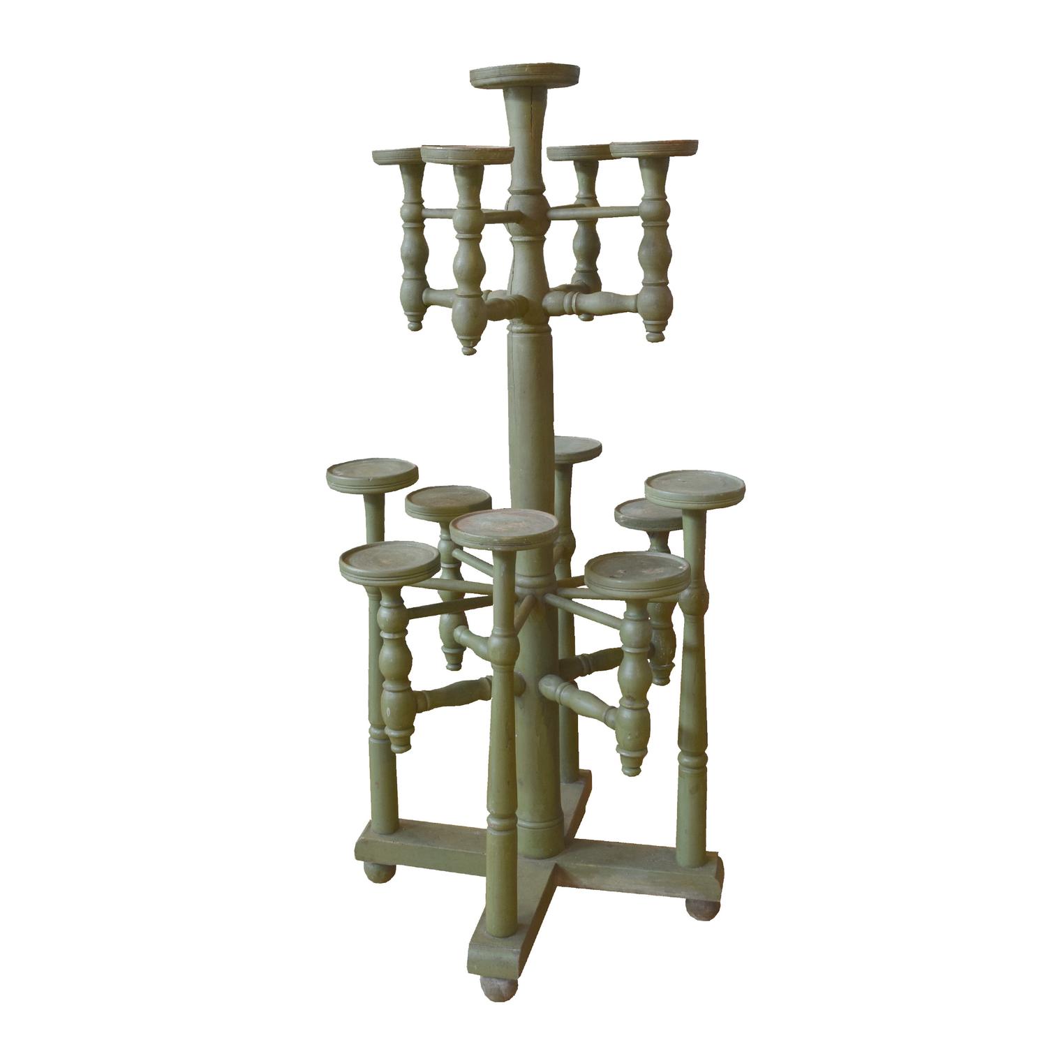 A Multi-Tier Plant Stand 27" W x 27" D x 54.5" H — France, Circa 1900