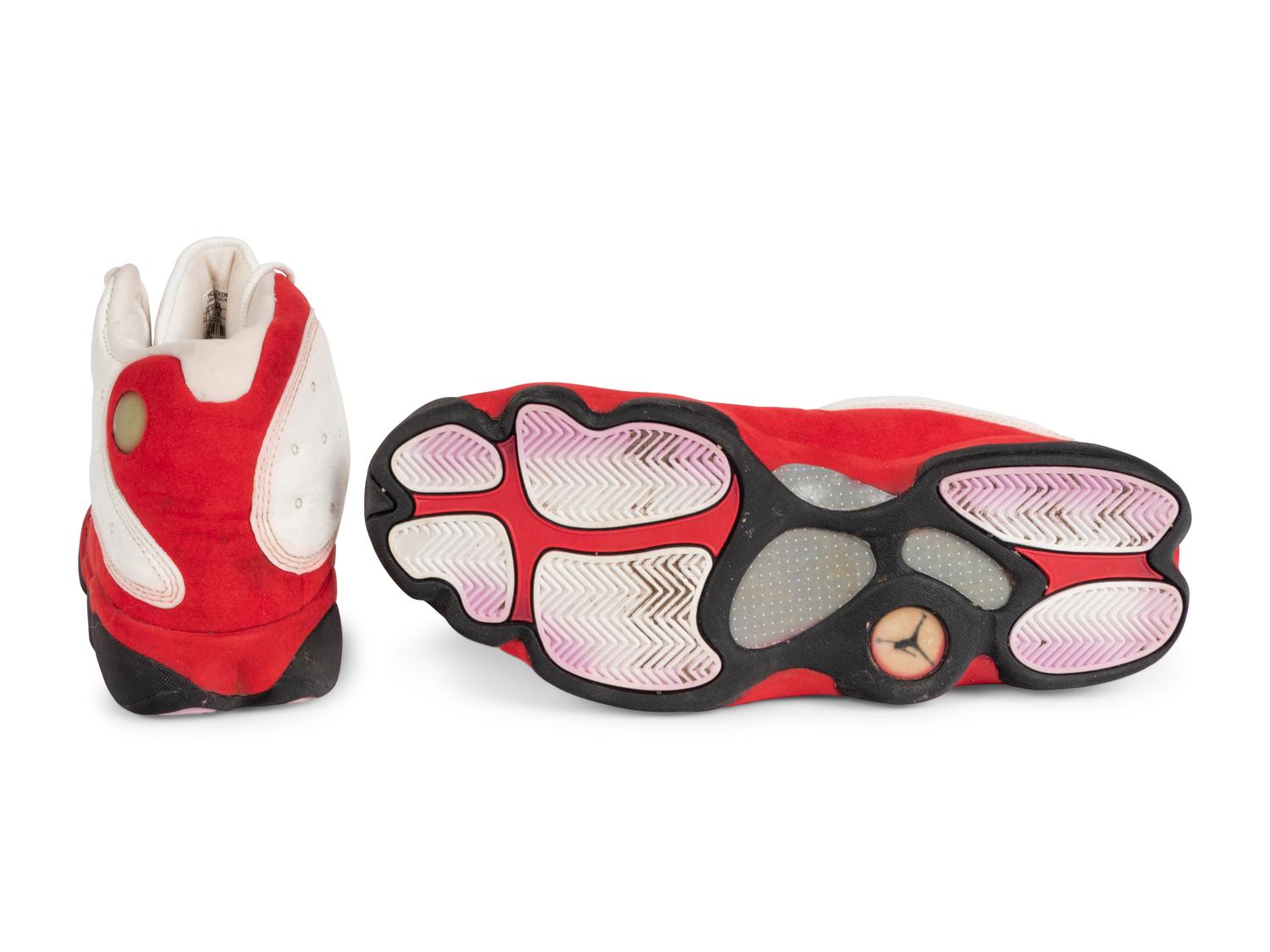 A Pair of Original 1997 Nike Air Jordan 13 Basketball Shoes