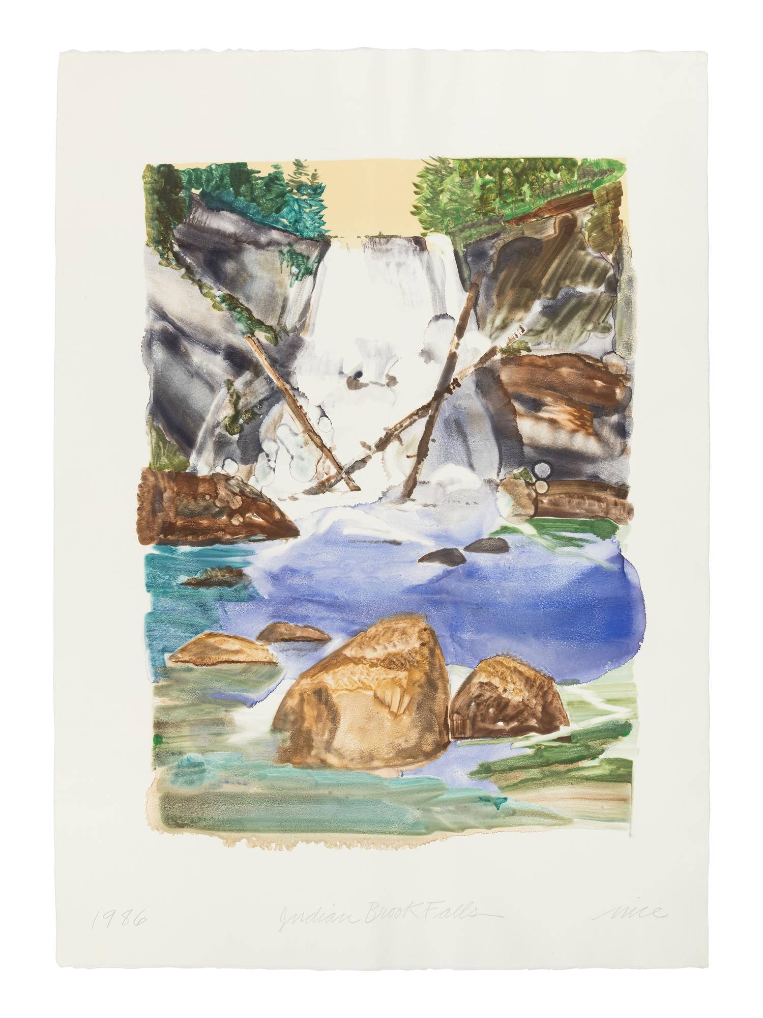 Indian Brook Falls , 1986