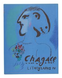 [ARTISTS BOOKS]. CHAGALL, Marc (1887-1985). The Lithographs of Chagall . Vol. I: Monte Carlo and NY: André Sauret and George Braziller, 1960; Vol. II: Monte Carlo and Boston: André Sauret and Boston Book and Art Shop, Inc., 1963; Vol. III: Boston: Boston Book and Art Shop, Inc., 1969; Vol. IV: New York: Crown Publishers, Inc., 1974.